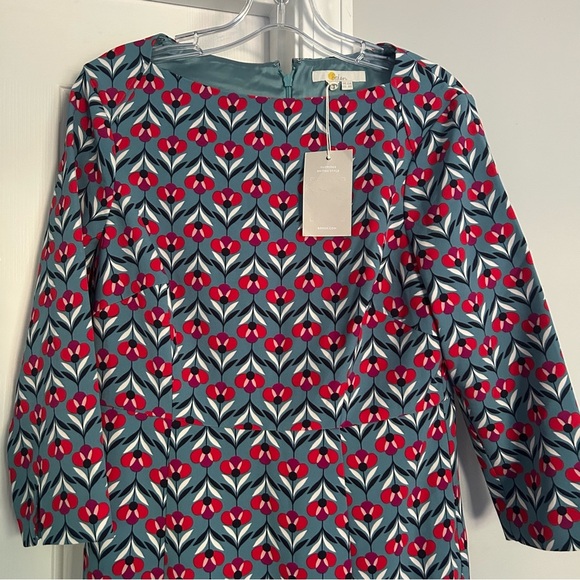 NEW Boden Violette flutter hem dress - Picture 6 of 8